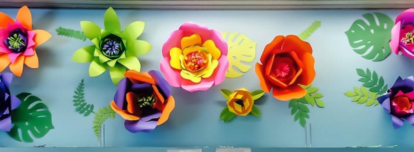 DIY Giant Paper Flowers